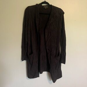 Barefoot dreams cozy chic lite hooded cardigan size small cozy comfy